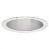 Halo Recessed 404H 6" Specular Full Reflector Trim for A-Lamps, Haze Reflector, White Trim