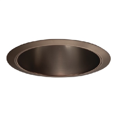 Halo Recessed 404TBZ 6" Specular Full Reflector Trim for A-Lamps, Tuscan Bronze Reflector, Tuscan Bronze Trim