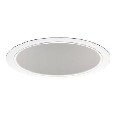 Halo Recessed 4051P 6" Self-Flanged White Reflector, White Trim
