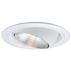 Halo Recessed 420W 6" Regressed Eyeball with Baffle, 30 Degrees Tilt, White Eyeball & Baffle, White Trim