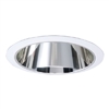 Halo Recessed 426 6" Reflector Cone, White Trim, Clear Specular Reflector Cone