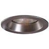 Halo Recessed 5000SN 5" Line Voltage Splay Trim for R and PAR Lamps in H5 Housings, Satin Nickel