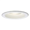 Halo Recessed 5001P 5" Line Voltage Metal Baffle Trim for H5 Housings, White Trim, White Baffle