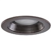 Halo Recessed 5001TBZ 5" Line Voltage Metal Baffle Trim for H5 Housings, Tuscan Bronze Trim, Tuscan Bronze Baffle