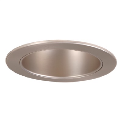 Halo Recessed 5020SN 5" Line Voltage Reflector Cone Trim for  BR30 and PAR Lamps in H5 Housings, Satin Nickel