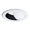 Halo Recessed 5030P 5" Wall Wash with Baffle Trim, White with Black Baffle