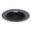 Halo Recessed 5110BKBB 5" Line Voltage Perftex Self-Flanged Baffle, Black Perftex Baffle, Black Trim