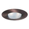 Halo Recessed 5175TBZ 5" Line Voltage Self-Flanged Trim for BR30 and PAR30 Lamps, Tuscan Bronze Trim