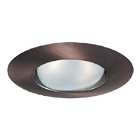 Halo Recessed 5175TBZ 5" Line Voltage Self-Flanged Trim for BR30 and PAR30 Lamps, Tuscan Bronze Trim