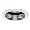 Halo Recessed 5222SC 5" Line Voltage Regressed, Adjustable, Self-Flanged Trim, Specular Clear Reflector, White Trim