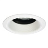 Halo Recessed 5222WB 5" Line Voltage Regressed, Adjustable, Self-Flanged Trim, White Baffle, White Trim