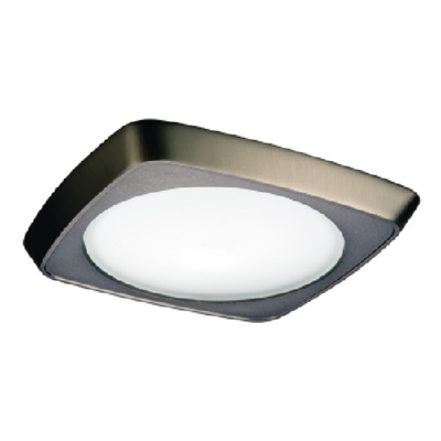 Halo Recessed 5230TBZ 5" Squircle Frost Curve Glass Lens, Self-Flange Metal Trim, Tuscan Bronze Squircle Trim, Frost Glass Lens