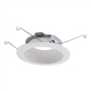 Halo Recessed 592W 5" LED Trim, White Reflector and Flange