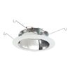 Halo Recessed 595WW 5" LED Directional Trim, Specular Reflector, Repositionable Specular Kick Reflector, White Flange