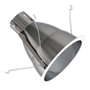 Halo Recessed Commercial 60VBB 6" CFL Vertical Reflector, Black Baffle with White Flange