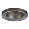 Halo Recessed 6145SN 6" Line Voltage Open Wet Location, Shallow Reflector, Self-flange, Satin Nickel Shallow Reflector