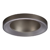 Halo Recessed 6145SN 6" Line Voltage Open Wet Location, Shallow Reflector, Self-flange, Satin Nickel Shallow Reflector