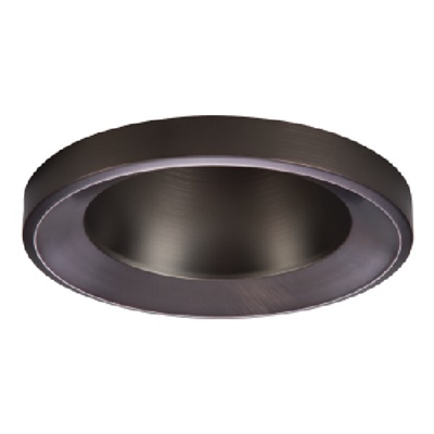 Halo Recessed 6145TBZ 6" Line Voltage Open Wet Location, Shallow Reflector, Self-flange, Tuscan Bronze Shallow Reflector