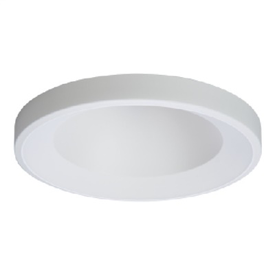 Halo Recessed 6145WH 6" Line Voltage Open Wet Location, Shallow Reflector, Self-flange, White Shallow Reflector