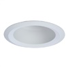 Halo Recessed 6146WH 6" Line Voltage Open Wet Location, Full Reflector, Self-flange, White Reflector