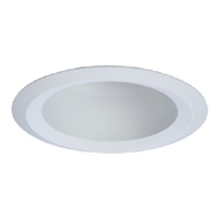 Halo Recessed 6146WH 6" Line Voltage Open Wet Location, Full Reflector, Self-flange, White Reflector