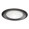 Halo Recessed 6150TBZ 6" Line Voltage Frost Dome Glass Lens, Self-Flange, Tuscan Bronze Reflector