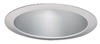 Halo Recessed Commercial 61RWWH 6" Conical Reflector, Rotatable Wall Wash with Linear Spread LensSemi-Specular Clear