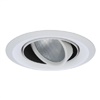 Halo Recessed 6215WH 6" Line Voltage Double Gimbal PAR30 35 Degree - PAR30S 50 Degree Tilt Max, Self-Flange, White