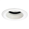 Halo Recessed 6222WB 6" Line Voltage Regressed Adjustable 45 Degree Tilt Max, Self-Flange, White Baffle, White Trim