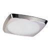 Halo Recessed 6230PN 6" Line Voltage Squircle Frost Glass Lens with Metal Trim, Self-Flange, Polished Nickel