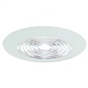 Halo Recessed 73P 6" Line Voltage Fresnel Glass Lens, White Trim, Fresnel Glass Lens