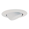 Halo Recessed 78P 6" Line Voltage Eyeball Adjustable Trim, White Trim