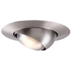 Halo Recessed 78SN 6" Line Voltage Eyeball Adjustable Trim, Satin Nickel Trim