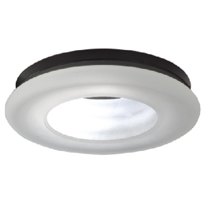 Halo Recessed 945 4" Line Voltage Metropolitan Ice Lite Frosted Glass Trim, Frosted Glass