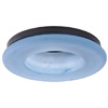 Halo Recessed 945BLUE 4" Line Voltage Metropolitan Ice Lite Frosted Glass Trim, Frosted Blue Glass