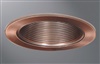 Halo Recessed 953AC 4" Metal Baffle Trim, Antique Copper Trim with Antique Copper Baffle