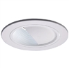 Halo Recessed 992W 4" Wall Wash Eyelid Trim, White Trim and Eyelid, White Baffle