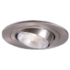 Halo Recessed 996SN 4" Line Voltage Adjustable Eyeball Trim for H99 Housings, 15 Degree Tilt, Satin Nickel Trim with Satin Nickel Eyeball