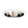 Halo Recessed 999P 4" Reflector Cone Trim, White Trim with Clear Specular Reflector