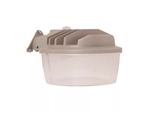 Halo ALS4A40GY 30.7W LED Site and Area Light Standard, 4000 Lumens, 4000K, Grey