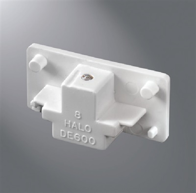 Halo Track Lighting DE600P Dead End, White Color