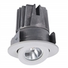 Halo Recessed ELG406927SN 4" Round Adjustable Gimbal LED, 2700K Color Temperature, Satin Nickel Finish