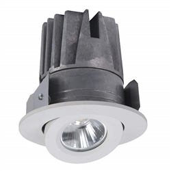 Halo Recessed ELG406935SN 4" Round Adjustable Gimbal LED, 3500K Color Temperature, Satin Nickel Finish