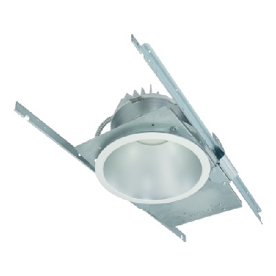 Halo Recessed Commercial  8" LED New Construction and Remodeler Housing, 4000 Lumens, 120-277V, 0-10V, 1-100% Dimming