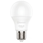 Halo Home HHA19089BLE40A A19 Lamp 800 Lumens, 90 CRI, Select 2700K-5000K, Bluetooth Mesh Control, 120V, White Base