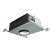 Halo Recessed HL36A10927ED010ICAT 3" Round Shallow Directional IC New Construction LED Housing, 10W, No Optic, 90 CRI, 2700K Color Temperature, 120V Phase Cut 1% Dimming, 120-277V 0-10V 1% Dimming