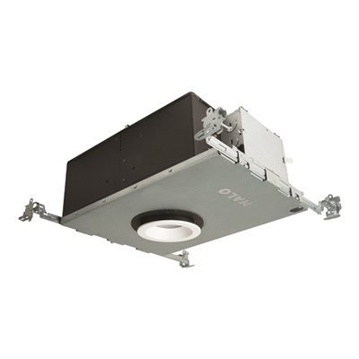 Halo Recessed HL36A20FL927ED010ICAT 3" Round Shallow New Construction LED Directional IC Housing, Air Tight, 20W, 40 Degree Beam, 90 CRI, 2700K, 120-277V, Dimmable