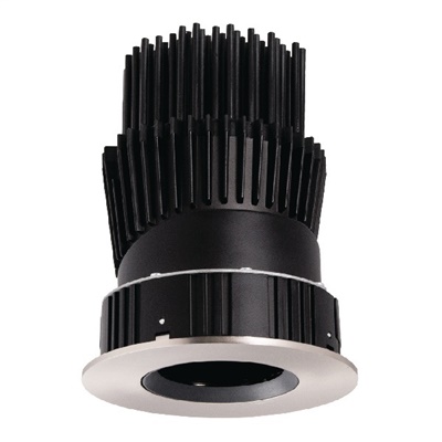 Halo Recessed HL36AR13FL930ED010ICAT 3" Round Shallow Directional Remodeler Housing, 13W, Flood Distribution, 90 CRI, 3000K Color Temperature, 120-277V,  Cut 1% Dimming, 0-10V 1% Dimming, Insulation Contact and Airtight