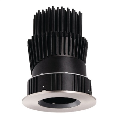 Halo Recessed HL36AR13FL940ED010ICAT 3" Round Shallow Directional Remodeler Housing, 13W, Flood Distribution, 90 CRI, 4000K Color Temperature, 120-277V,  Cut 1% Dimming, 0-10V 1% Dimming, Insulation Contact and Airtight