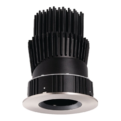 Halo Recessed HL36AR20WFL930ED010TAT 3" Round Shallow Directional Remodeler Housing, 20W, Wide Flood Distribution, 90 CRI, 3000K Color Temperature, 120-277V, 0-10V 1% Dimming, Thermally Protected and Airtight